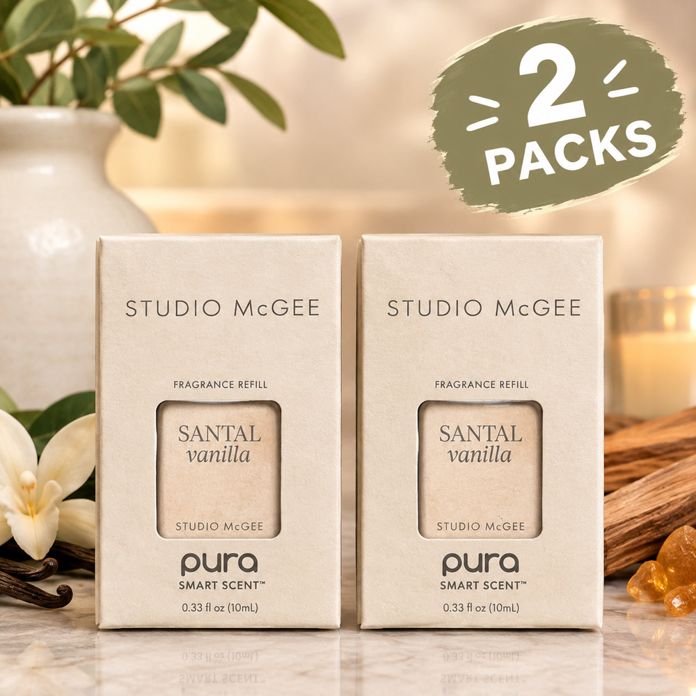 2 Pack Pura Studio McGee Santal Vanilla Fragrance Refill 0.33 oz